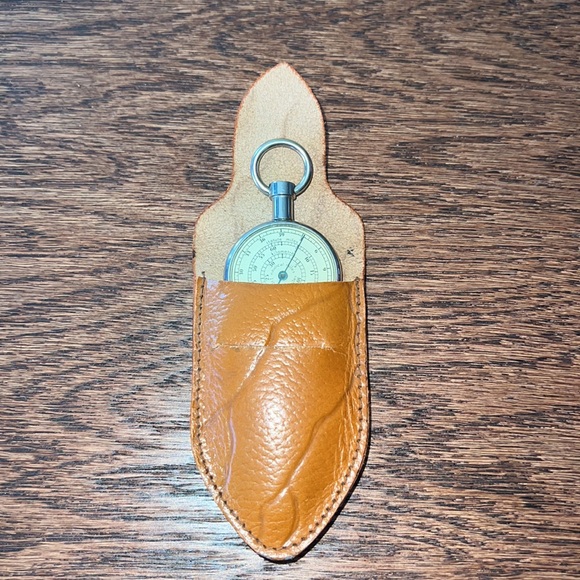 Vintage German Map Wheel, Leather Pouch, Nautical, Statute, Inch/Miles,Cent/Kilo - Picture 12 of 14